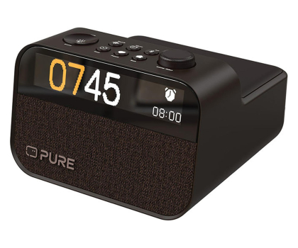 Budzik i radiobudziki PURE Moment Charge Coffee Black EU/UK